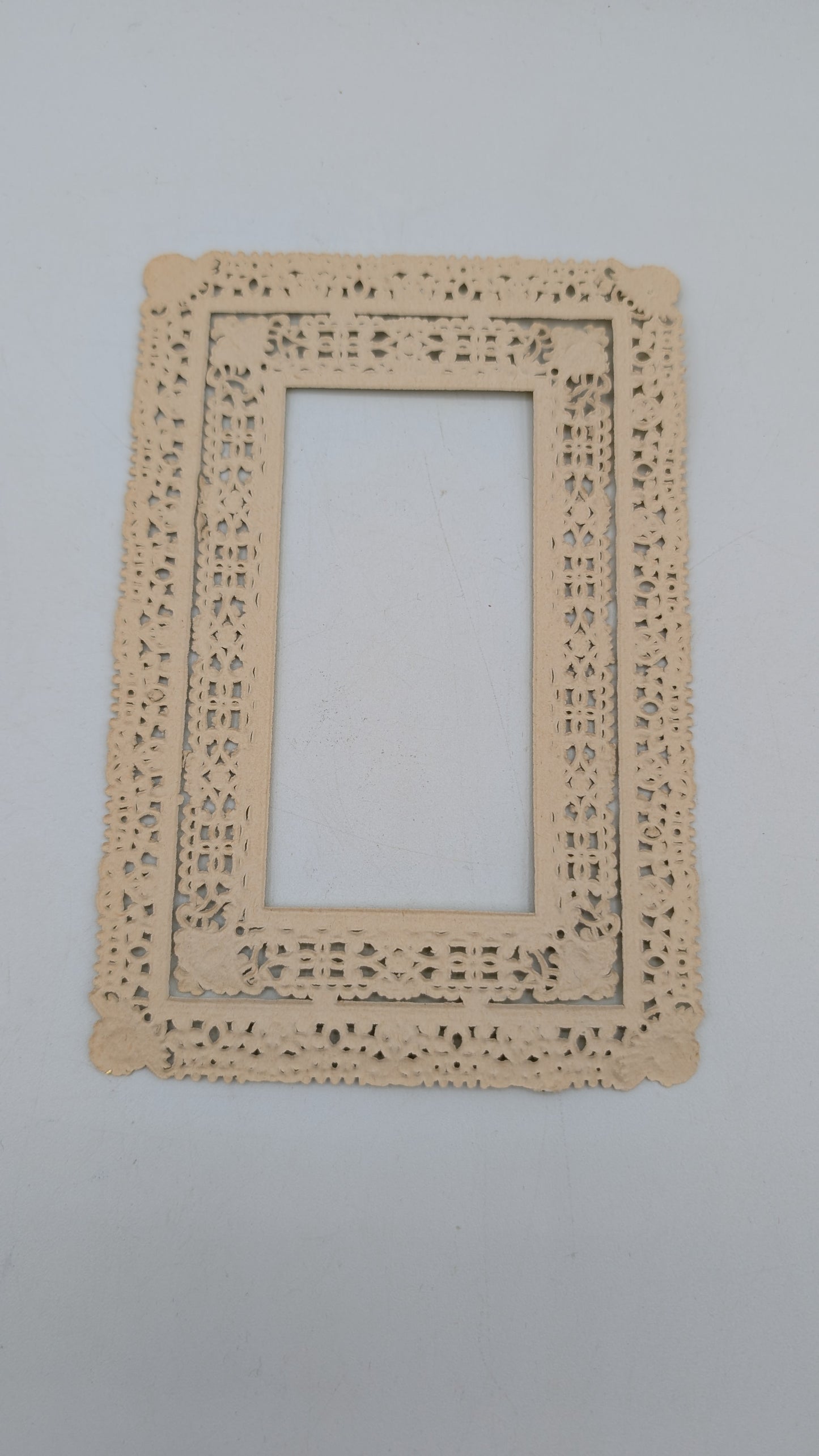 Vintage Gold Filagree Dresden Paper Foil Frame