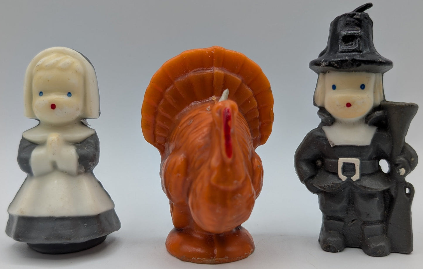 Vintage Gurley Thanksgiving Candle Set