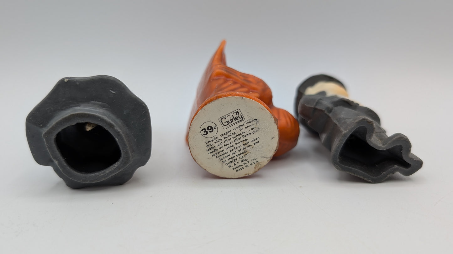 Vintage Gurley Thanksgiving Candle Set
