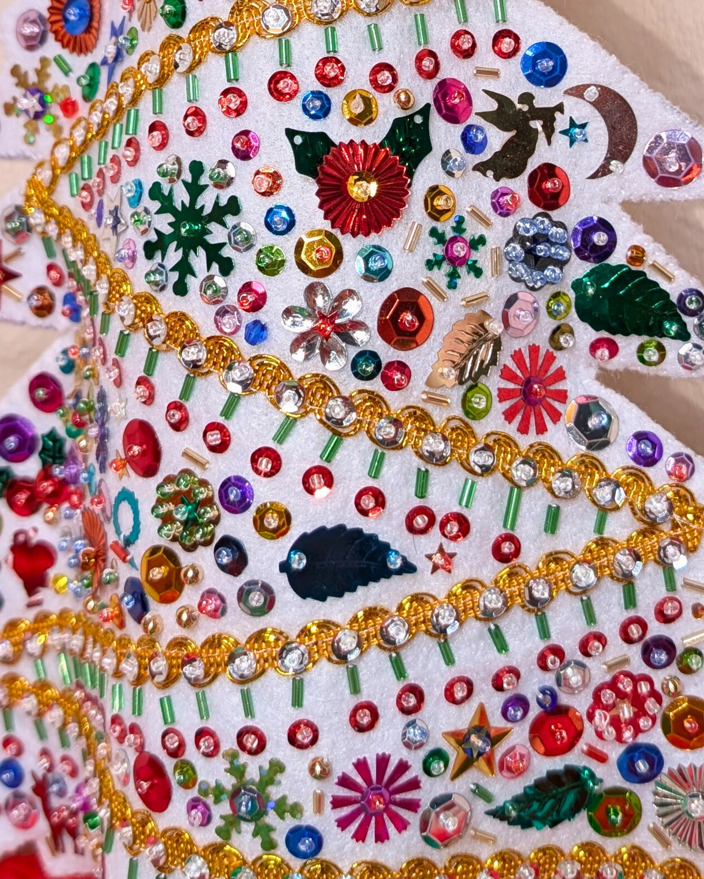 Grandma Nelson’s Sequin Christmas Tree Kit