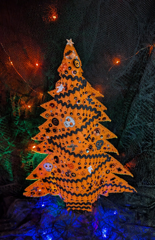 Grandma Nelson’s Halloween Sequin Tree Ornament Kit – Vintage Inspired DIY