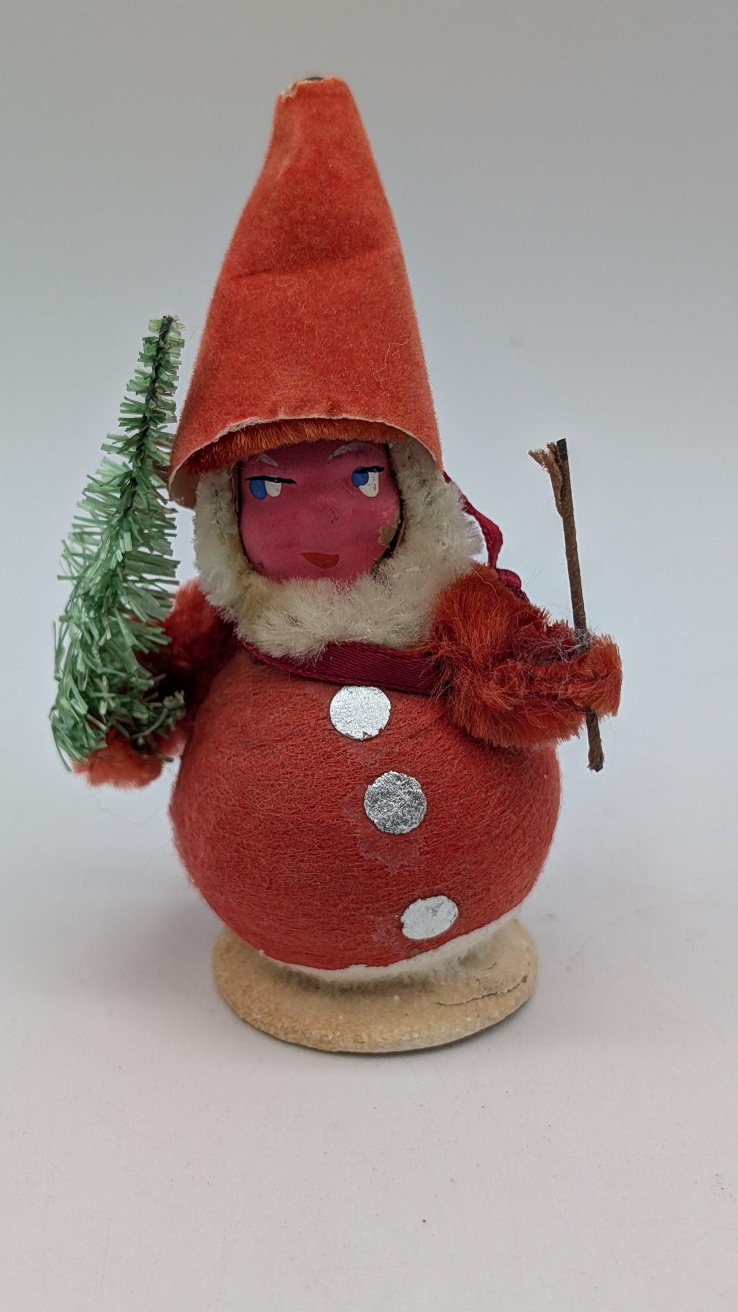 1940s Spun Cotton Santa Elf