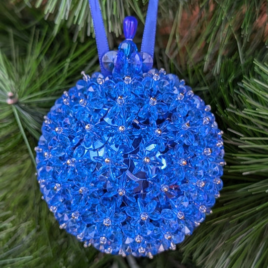 Auntie Jo Sparkler Pin Ornament Kit In Blue