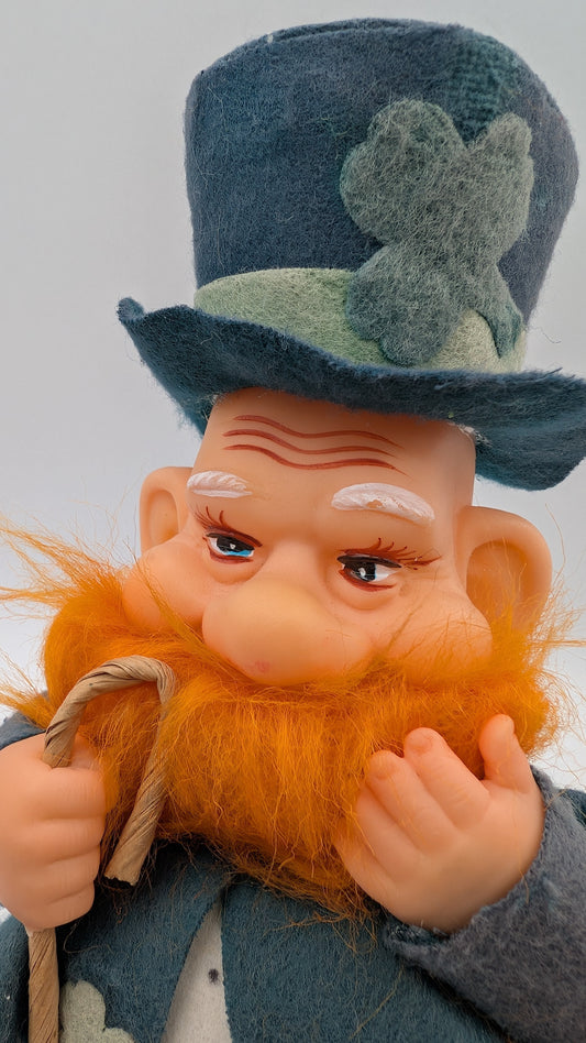 1950s St Patrick's Leprechaun Doll